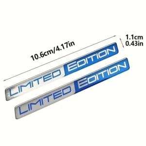 2pz adesivi 3D nero carrozzeria edizione limitata auto moto bici