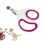 Forbici tagliaunghie rosa bianco animali domestici cani gatti
