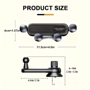 Supporto telefono auto gravità stabile ABS anti-vibrazione bocchetta aria