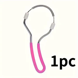 1pz rimuovi peli facciali donna rosa pinzette molla indolore labbro mento