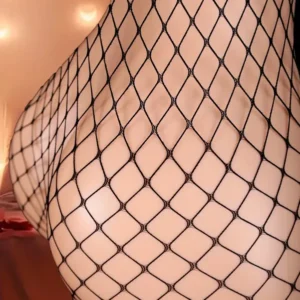 1pz body rete donna spalline romper estivo trasparente con giarrettiera