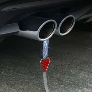 1pz striscia terra antistatica riflettente ferro auto catena sicurezza scarico