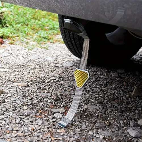 1pz striscia terra antistatica riflettente ferro auto catena sicurezza scarico