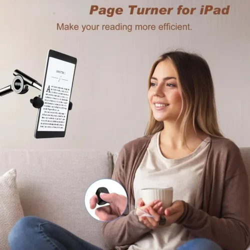 Controller anello smartphone nero bluetooth remoto foto slide tablet iPhone