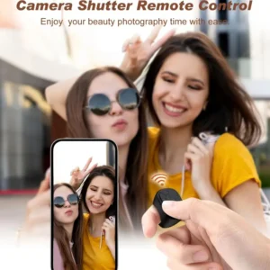 Controller anello smartphone nero bluetooth remoto foto slide tablet iPhone