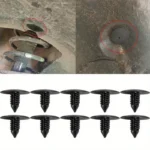 10x rivestimento passaruota plastica clip fissaggio per Renault Clio Megane