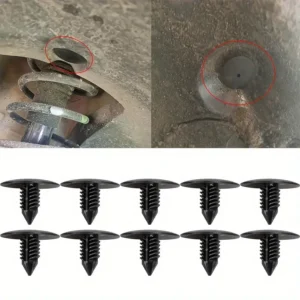 10x rivestimento passaruota plastica clip fissaggio per Renault Clio Megane