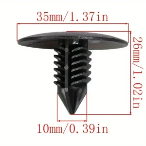 10x rivestimento passaruota plastica clip fissaggio per Renault Clio Megane