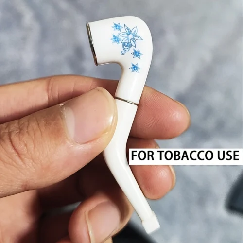 2pz mini tubi rétro porcellana blu bianco fotografia collezione regalo padre