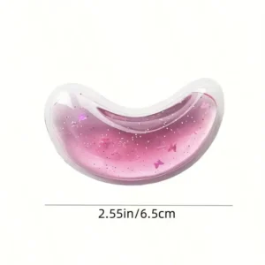 1paio maschere occhi gel riutilizzabili rosa patch rinfrescanti cura viso