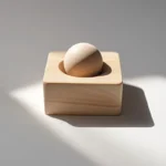 Set 2pz ornamento sferico diffusore olio essenziale legno fragranza camera bagno