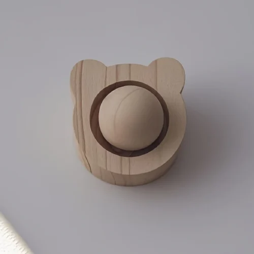 Set 2pz ornamento sferico diffusore olio essenziale legno fragranza camera bagno