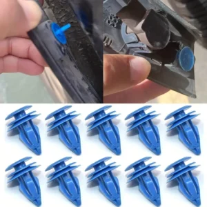 10x clip rifinitura plastica blu archi ruota LR027255 per Land Rover Evoque