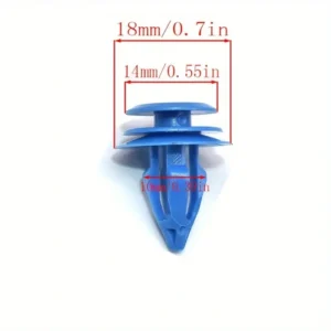 10x clip rifinitura plastica blu archi ruota LR027255 per Land Rover Evoque