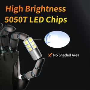 2pz luci posteriori auto LED freno retromarcia 1156 Ba15s P21W G18 alta luce