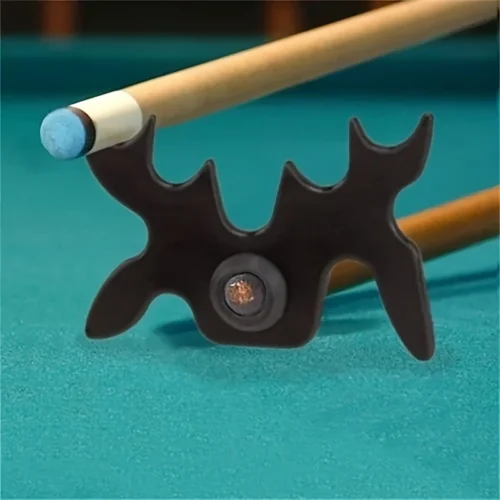 833-0.webp Porta stecca biliardo snooker supporto asta croce accessori corna cervo