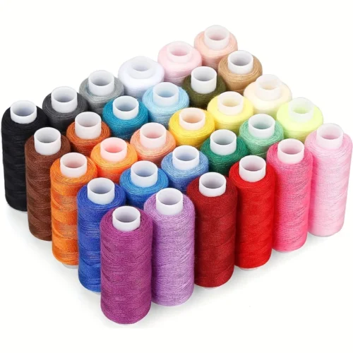 10 rotoli filo cucito poliestere colori assortiti principianti cucito