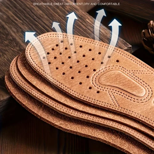 Soletta pelle 41 traspirante assorbente sudore antiodore scarpe scarponi