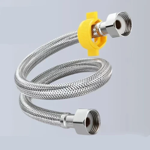 1pz tubo ingresso acqua 80cm acciaio inox 304 alta pressione uso domestico