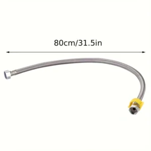 1pz tubo ingresso acqua 80cm acciaio inox 304 alta pressione uso domestico