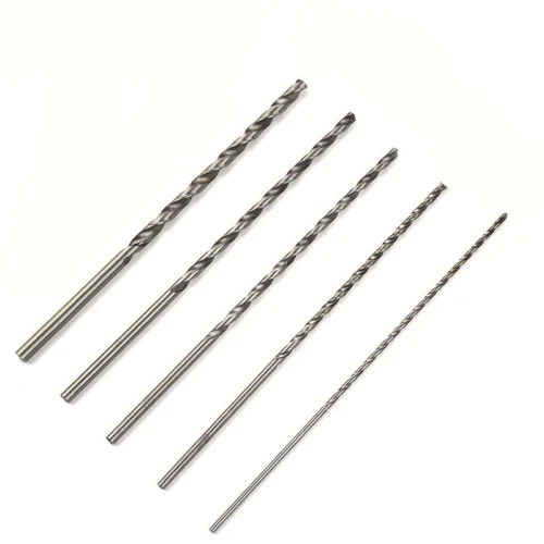 856-2.webp Set 5 punte trapano elicoidali HSS 2-5mm extra lunghe gambo esagonale legno