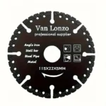 Disco taglio diamante 115mm acciaio metallo pietra cemento alluminio marmo