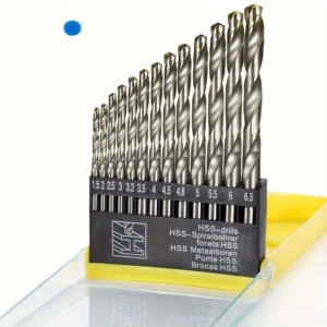 13pz punte trapano cobalto metriche 1.5-6.5mm acciaio inox metallo duro