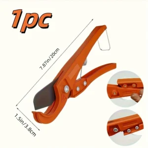 1pz tagliatubi ratchet PVC arancione regolazione rapida meccanismo singola mano