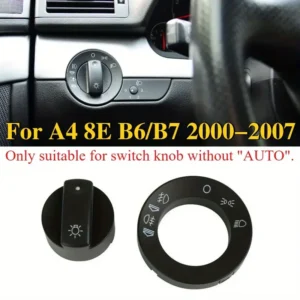 Manopola interruttore luce auto copertura ricambio OEM 8E0941531 per Audi A4