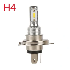 Lampadina LED H4 9003 CSP 6000K Luce Bianca DRL 12V-24V Facile Installazione