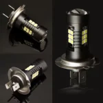 1x lampadina LED auto H7 21SMD3030 bianca 6000K antinebbia ultra luminosa