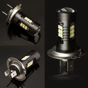 1x lampadina LED auto H7 21SMD3030 bianca 6000K antinebbia ultra luminosa