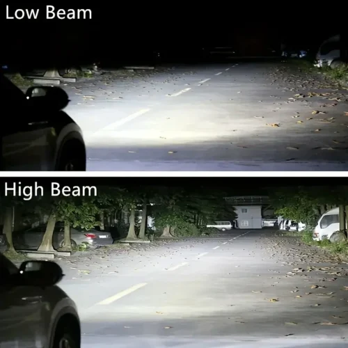 1x faro LED H4 super bianchi 6000-6500K 4000lm anabbagliante abbagliante 12V