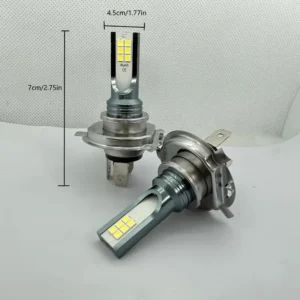 1x faro LED H4 super bianchi 6000-6500K 4000lm anabbagliante abbagliante 12V