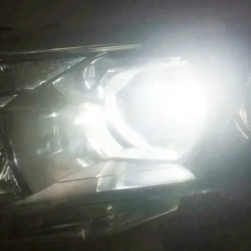 1x luci antinebbia H1 100W 20SMD LED 3000+ lumen lampadina DRL bianca auto