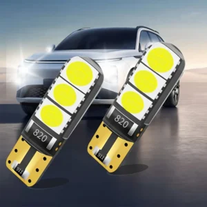 2x luce segnalazione LED T10 W5W 5050 6 LED bianco rapido dissipazione auto