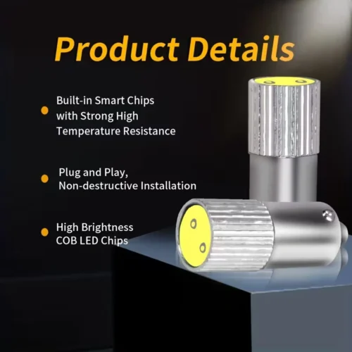 2 Pezzi T4W H5W 64111 LED 39 Chip SMD 3030 12V Bianco Luminoso Luci Auto