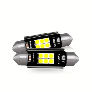 2x fari segnalazione LED 3030 41mm decodifica rapida targa porta 12V auto