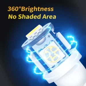 2x lampadine LED T10 W5W 5050 5LED alta luminosità indicatori bianchi 12V