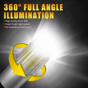 2 Pezzi 1157 BAY15D P21/5W 39 Chip SMD3030 LED 12V Bianco 360° Luci Veicolo