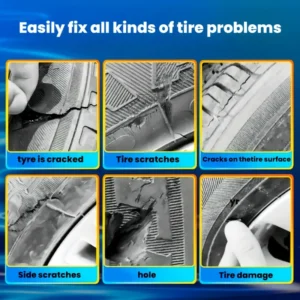Rimozione graffi crepe pneumatici sigillante universale cerchi tubi auto