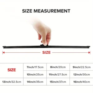 Lama tergicristallo 33,02cm compatibile Audi A3 S3 8P1 2003-2012 posteriore