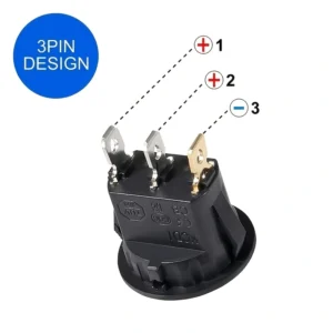 UMLIFE set 4 interruttori bilanciere 12V LED on off barca auto multicolore