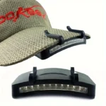 1pz lampada frontale LED ultra brillante clip cappello pesca campeggio caccia