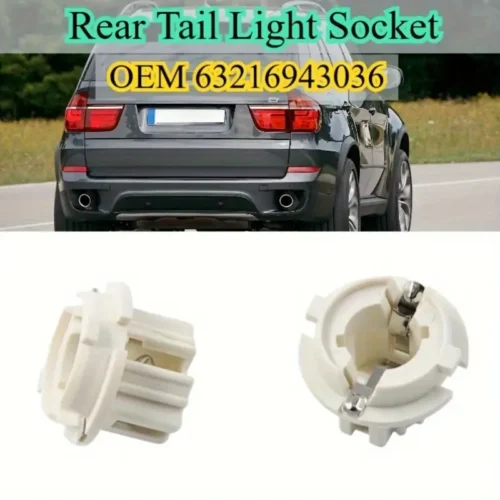 Supporto lampadina fanale posteriore 63216943036 per BMW X5 X3 Serie 7 2003-10