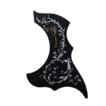 Pickguard chitarra acustica NERO antigraffio autoadesivo 40-41 pollici