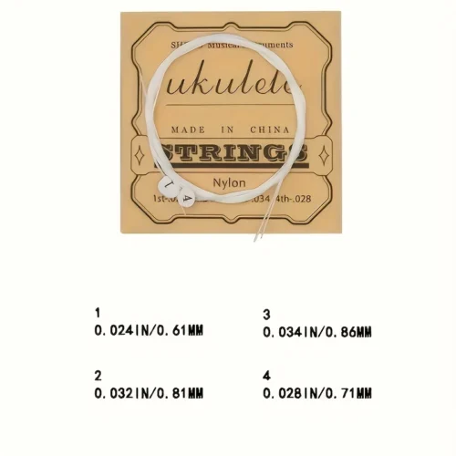 Corde ukulele nylon universali 4 corde chitarra hawaiana piccola set