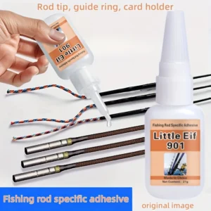 Colla adesiva canna pesca rapida asciugatura resistente acqua dolce salata