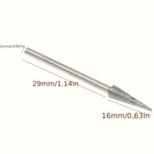 10pz teste smerigliatura diamante intaglio pietra punte rotanti 3/32