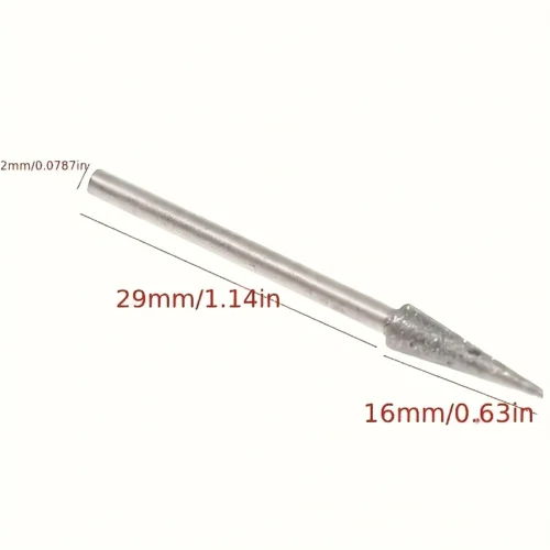 10pz teste smerigliatura diamante intaglio pietra punte rotanti 3/32